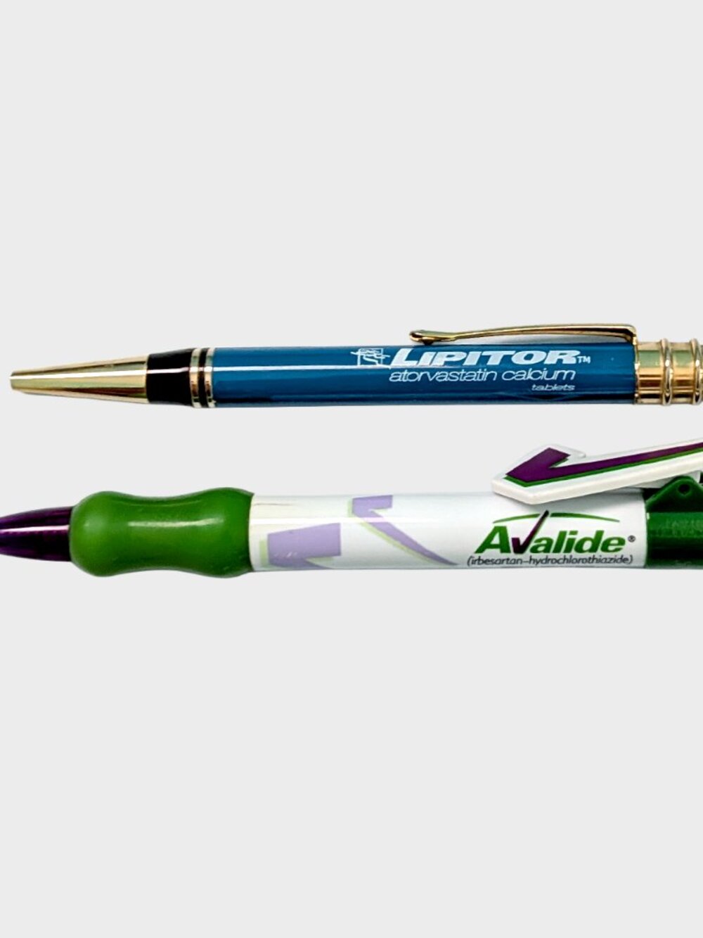 Lipitor Avalide Pens Pharmaceutical Medical Drug Rep Heavy Metal Collectible